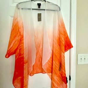 Chico’s orange and white -NEW with tags